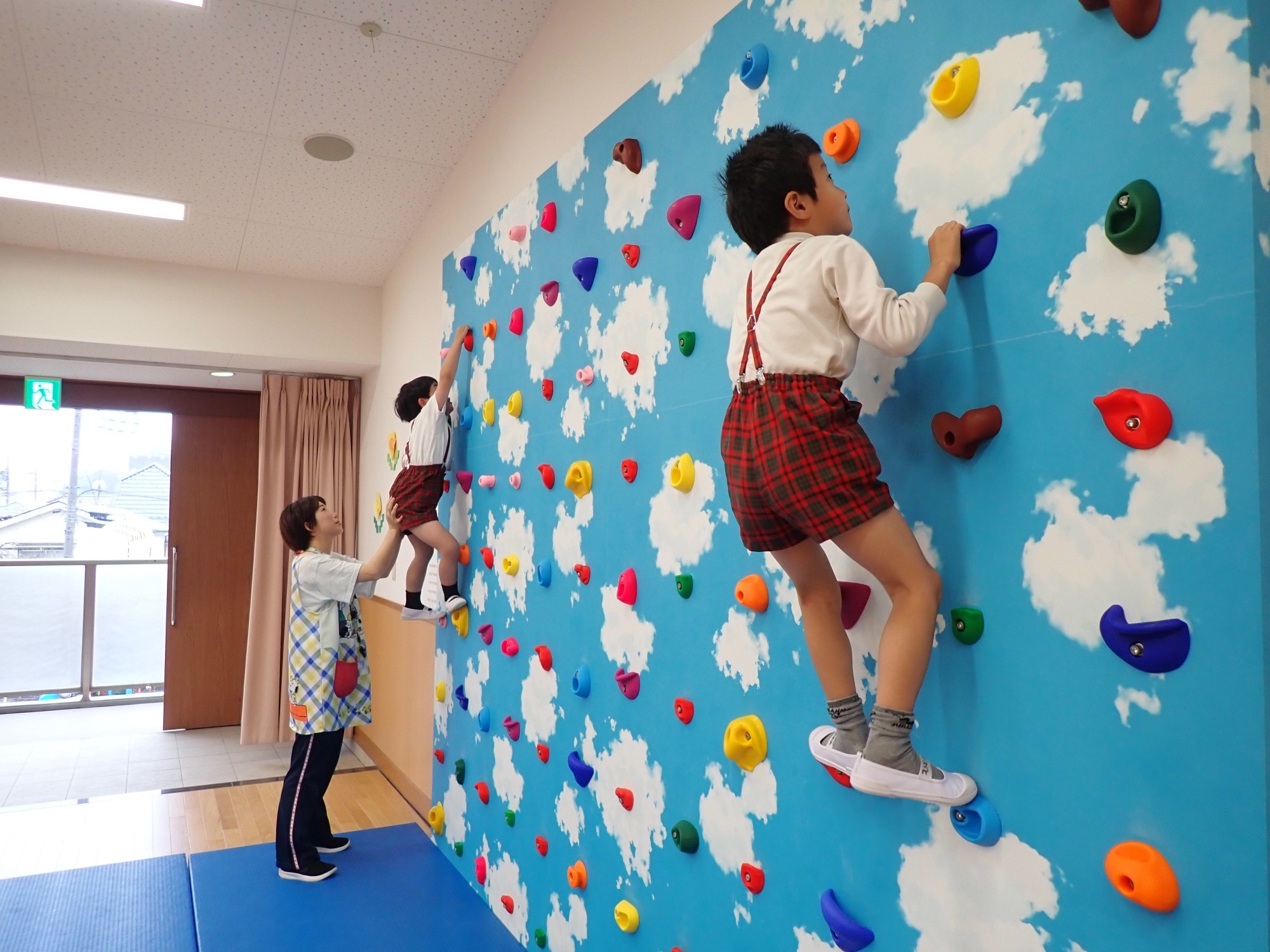雨でも運動ができる